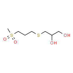 ChemSpider 2D Image | 3-{[3-(Methylsulfonyl)propyl]sulfanyl}-1,2-propanediol | C7H16O4S2