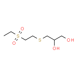 ChemSpider 2D Image | 3-{[2-(Ethylsulfonyl)ethyl]sulfanyl}-1,2-propanediol | C7H16O4S2