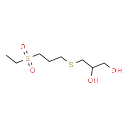 ChemSpider 2D Image | 3-{[3-(Ethylsulfonyl)propyl]sulfanyl}-1,2-propanediol | C8H18O4S2