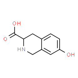 ChemSpider 2D Image | 7-Hydroxy-1,2,3,4-tetrahydro-3-isoquinolinecarboxylic acid | C10H11NO3