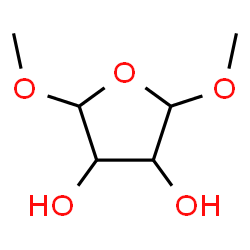 ChemSpider 2D Image | 2,5-Dimethoxytetrahydro-3,4-furandiol | C6H12O5