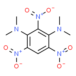 ChemSpider 2D Image | N,N,N',N'-Tetramethyl-2,4,6-trinitro-1,3-benzenediamine | C10H13N5O6