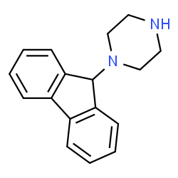 ChemSpider 2D Image | Piperazine, 1-(9-fluorenyl)- | C17H18N2
