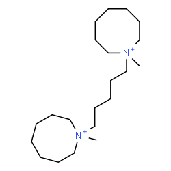 ChemSpider 2D Image | 1,1'-(1,5-Pentanediyl)bis(1-methylazocanium) | C21H44N2
