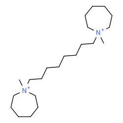 ChemSpider 2D Image | 1,1'-(1,8-Octanediyl)bis(1-methylazepanium) | C22H46N2