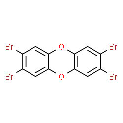 ChemSpider 2D Image | 2,3,7,8-Tetrabromooxanthrene | C12H4Br4O2