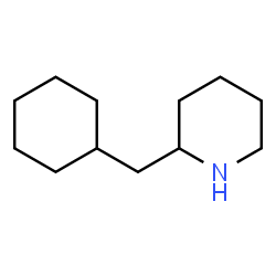 ChemSpider 2D Image | 2-(Cyclohexylmethyl)piperidine | C12H23N