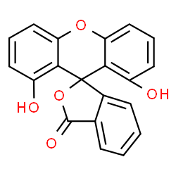 ChemSpider 2D Image | 1',8'-Dihydroxy-3H-spiro[2-benzofuran-1,9'-xanthen]-3-one | C20H12O5