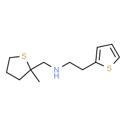 ChemSpider 2D Image | N-[(2-Methyltetrahydro-2-thiophenyl)methyl]-2-(2-thienyl)ethanamine | C12H19NS2