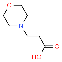 ChemSpider 2D Image | 4-Morpholinepropionic acid | C7H13NO3