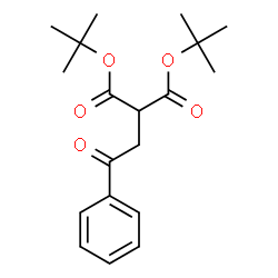 ChemSpider 2D Image | Di-tert-butyl (2-oxo-2-phenylethyl)malonate | C19H26O5
