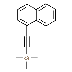ChemSpider 2D Image | Trimethyl(1-naphthylethynyl)silane | C15H16Si