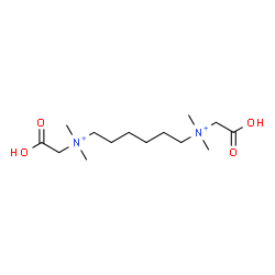 ChemSpider 2D Image | N,N'-Bis(carboxymethyl)-N,N,N',N'-tetramethyl-1,6-hexanediaminium | C14H30N2O4