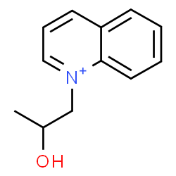 ChemSpider 2D Image | 1-(2-Hydroxypropyl)quinolinium | C12H14NO