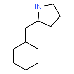 ChemSpider 2D Image | 2-(Cyclohexylmethyl)pyrrolidine | C11H21N