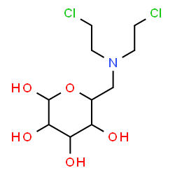 ChemSpider 2D Image | 6-[Bis(2-chloroethyl)amino]-6-deoxyhexopyranose | C10H19Cl2NO5