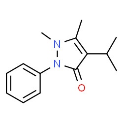 ChemSpider 2D Image | propyphenazone | C14H18N2O
