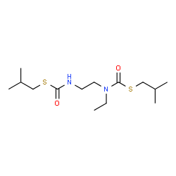 ChemSpider 2D Image | S-Isobutyl ethyl(2-{[(isobutylsulfanyl)carbonyl]amino}ethyl)carbamothioate | C14H28N2O2S2