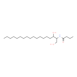 ChemSpider 2D Image | N-(1,3-Dihydroxy-2-octadecanyl)butanamide | C22H45NO3
