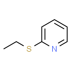 ChemSpider 2D Image | 2-Ethylthiopyridine | C7H9NS