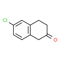 ChemSpider 2D Image | 6-Chloro-2-tetralone | C10H9ClO