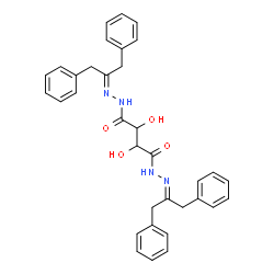 ChemSpider 2D Image | N'~1~,N'~4~-Bis(1,3-diphenyl-2-propanylidene)-2,3-dihydroxysuccinohydrazide | C34H34N4O4