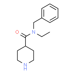 ChemSpider 2D Image | N-Benzyl-N-ethyl-4-piperidinecarboxamide | C15H22N2O