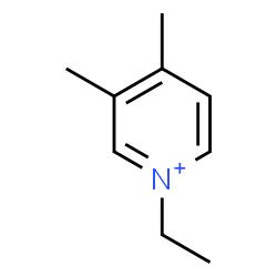 ChemSpider 2D Image | 1-Ethyl-3,4-dimethylpyridinium | C9H14N