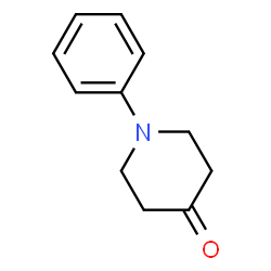 ChemSpider 2D Image | 1-Phenyl-4-piperidinone | C11H13NO