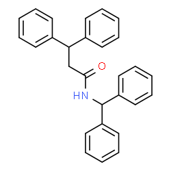 ChemSpider 2D Image | N-(Diphenylmethyl)-3,3-diphenylpropanamide | C28H25NO