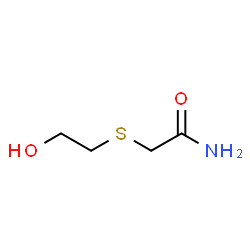 ChemSpider 2D Image | 2-[(2-Hydroxyethyl)sulfanyl]acetamide | C4H9NO2S