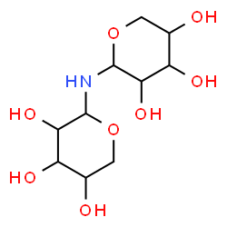 ChemSpider 2D Image | 2,2'-Iminobistetrahydro-2H-pyran-3,4,5-triol | C10H19NO8