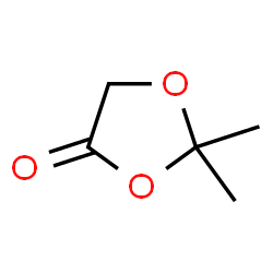 ChemSpider 2D Image | 2,2-Dimethyl-1,3-dioxolan-4-one | C5H8O3