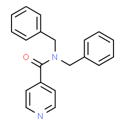 ChemSpider 2D Image | N,N-Dibenzylisonicotinamide | C20H18N2O