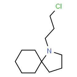ChemSpider 2D Image | 1-(3-Chloropropyl)-1-azaspiro[4.5]decane | C12H22ClN