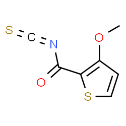 ChemSpider 2D Image | 3-Methoxy-2-thiophenecarbonyl isothiocyanate | C7H5NO2S2