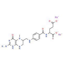 ChemSpider 2D Image | 5-methyl-THF | C20H23N7Na2O6