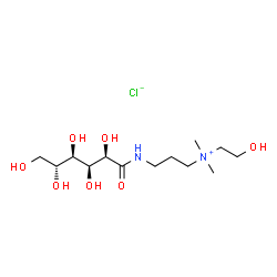 ChemSpider 2D Image | QUATERNIUM 22 | C13H29ClN2O7