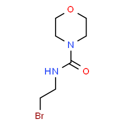 ChemSpider 2D Image | N-(2-Bromoethyl)-4-morpholinecarboxamide | C7H13BrN2O2