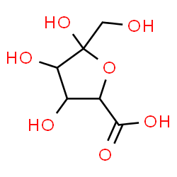 ChemSpider 2D Image | Hex-5-ulofuranosonic acid | C6H10O7