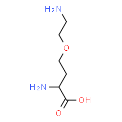 ChemSpider 2D Image | O-(2-Aminoethyl)homoserine | C6H14N2O3