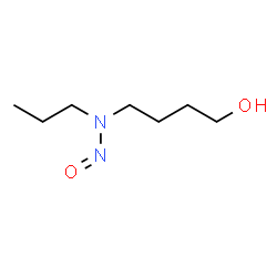 ChemSpider 2D Image | 4-[Nitroso(propyl)amino]-1-butanol | C7H16N2O2