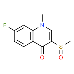 ChemSpider 2D Image | Flosequinon | C11H10FNO2S