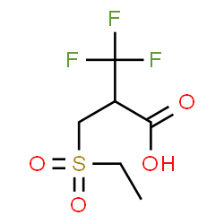 ChemSpider 2D Image | 2-[(Ethylsulfonyl)methyl]-3,3,3-trifluoropropanoic acid | C6H9F3O4S