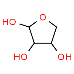 ChemSpider 2D Image | Tetrahydro-2,3,4-furantriol | C4H8O4