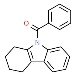 ChemSpider 2D Image | Phenyl(1,2,3,4-tetrahydro-9H-carbazol-9-yl)methanone | C19H17NO