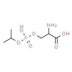 ChemSpider 2D Image | O-[Hydroxy(isopropoxy)phosphoryl]serine | C6H14NO6P