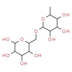 ChemSpider 2D Image | 6-O-(6-Deoxyhexopyranosyl)hexopyranose | C12H22O10
