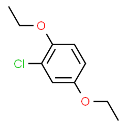 ChemSpider 2D Image | 2,5-Diethoxychlorobenzene | C10H13ClO2