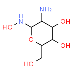 ChemSpider 2D Image | 2-Amino-2-deoxy-N-hydroxyhexopyranosylamine | C6H14N2O5